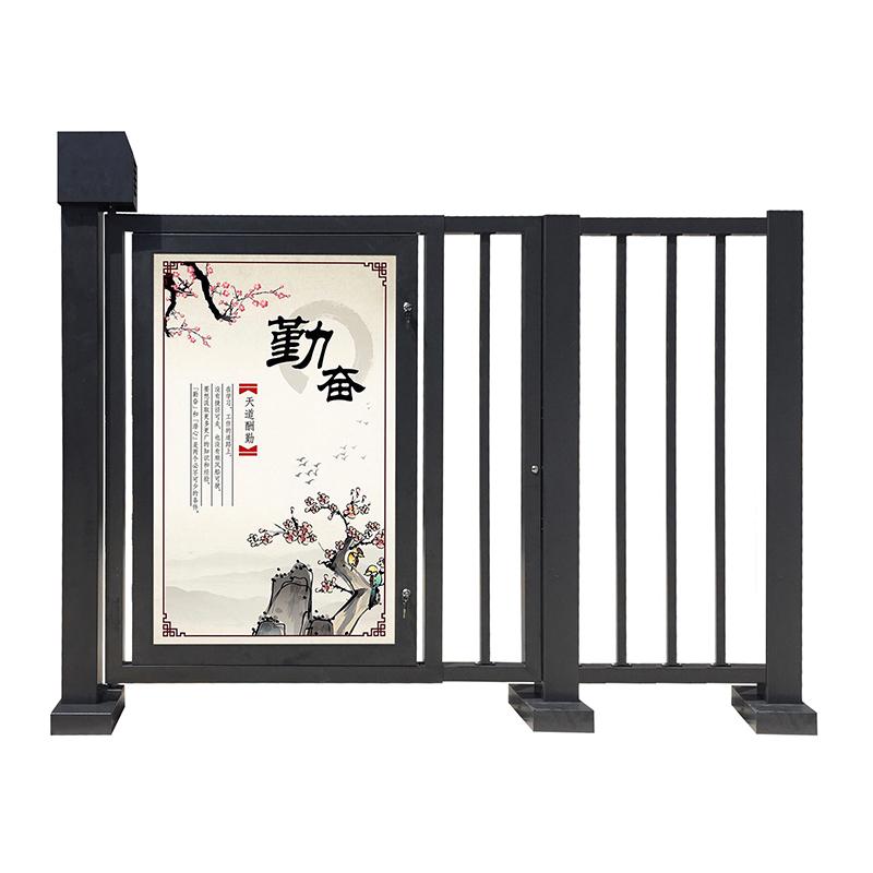 广告伸缩侧小门